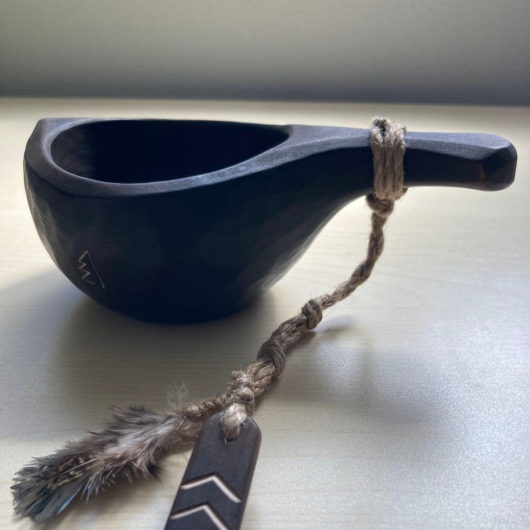 【新品】ソウルオブシベリア #1 ブラックペンダント　No.1840 ククサ