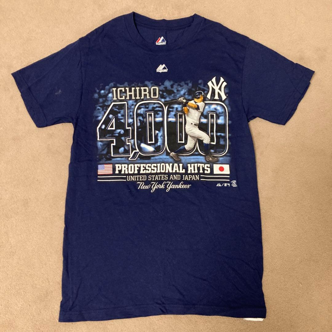 【未使用】イチロー 4000本安打記念Ｔシャツ【祝！殿堂入り】