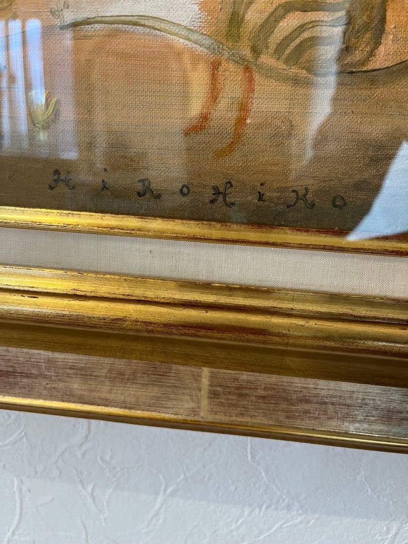 【希少一点物】人気画家　織田広比古　父:織田廣喜 幻想的【油彩画】　12号