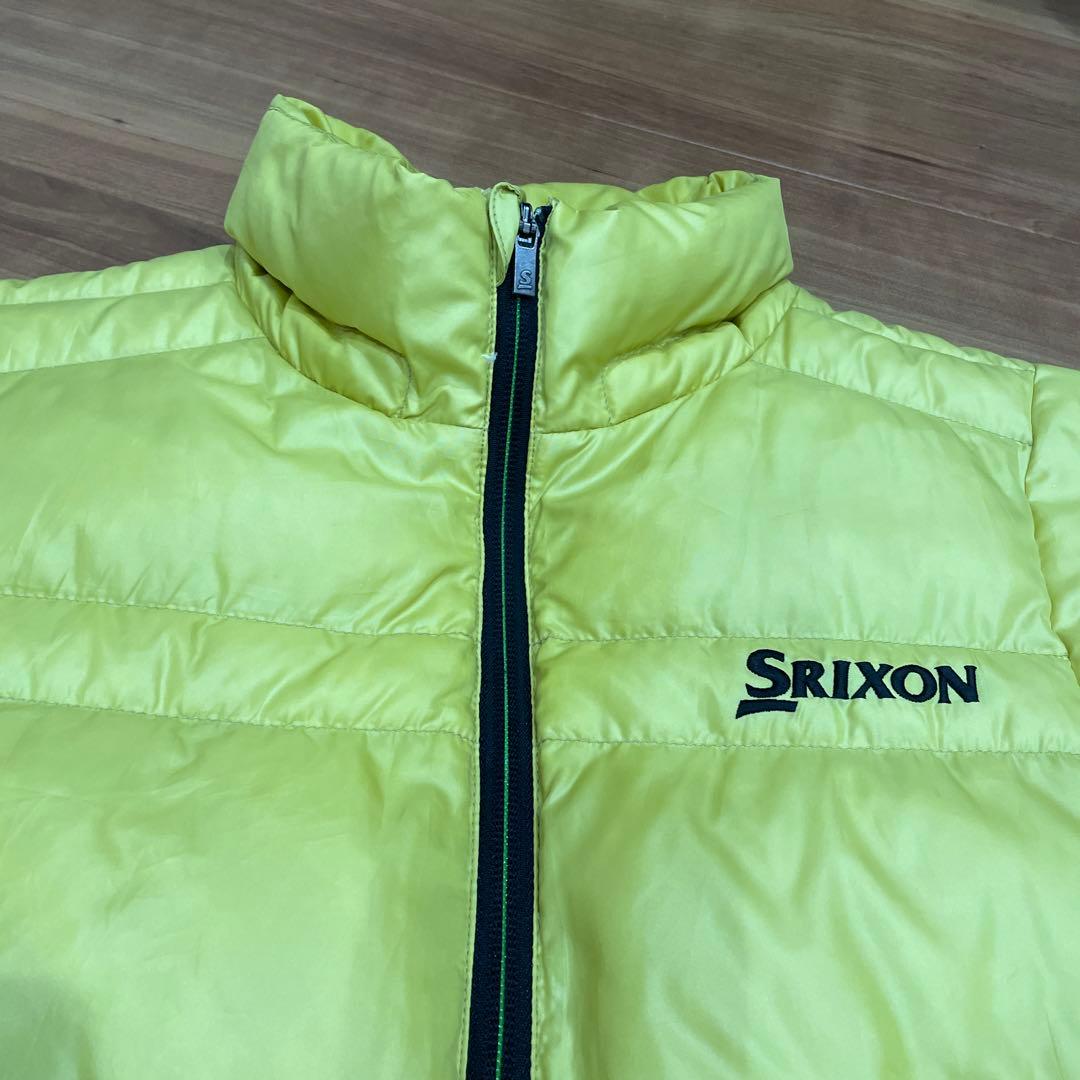 スリクソン　イエロー　黄色　ダウン　ゴルフ　ベスト　おすすめ　美品