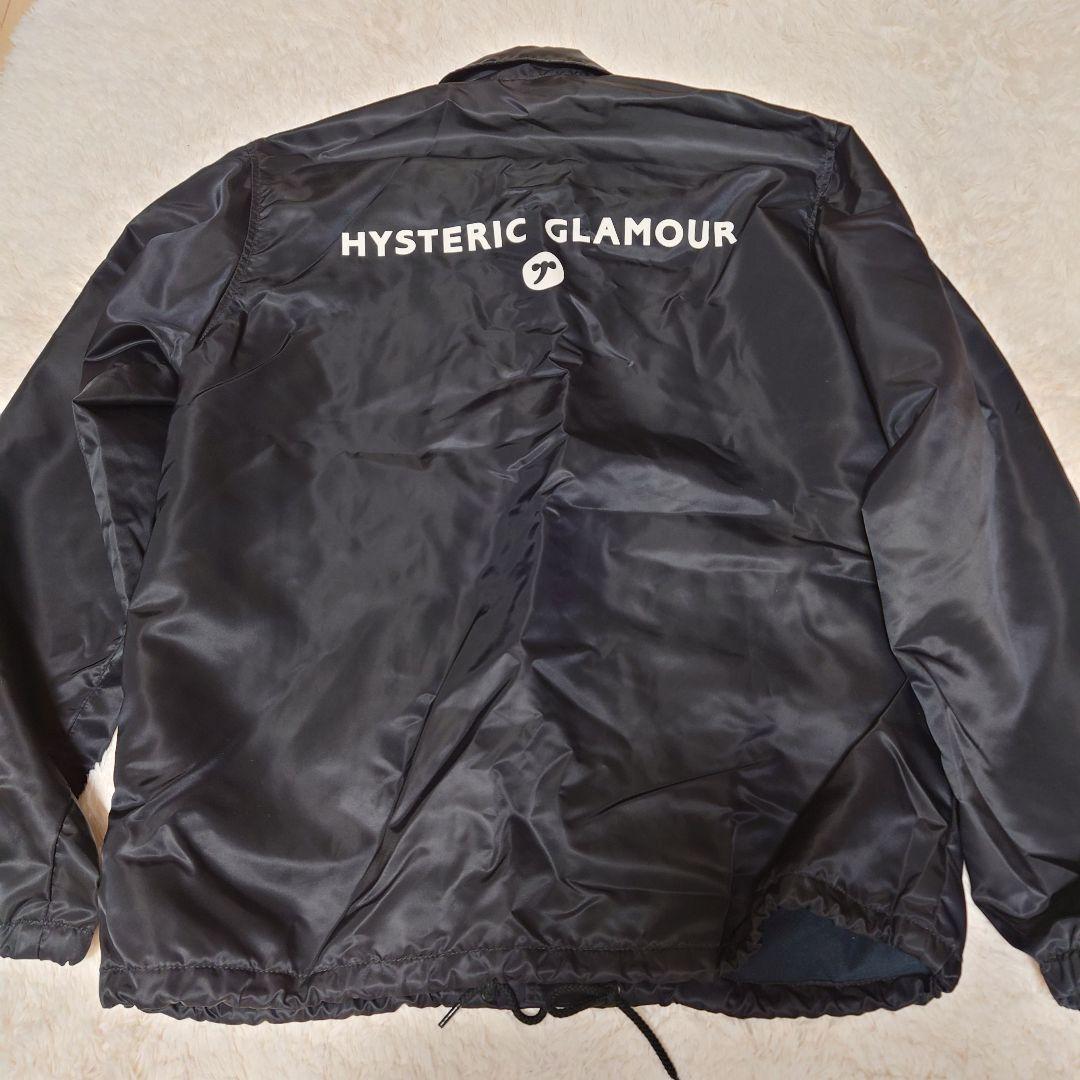 ヒステリックグラマー コーチジャケット ロゴ　メンズM　ナイロンジャケット