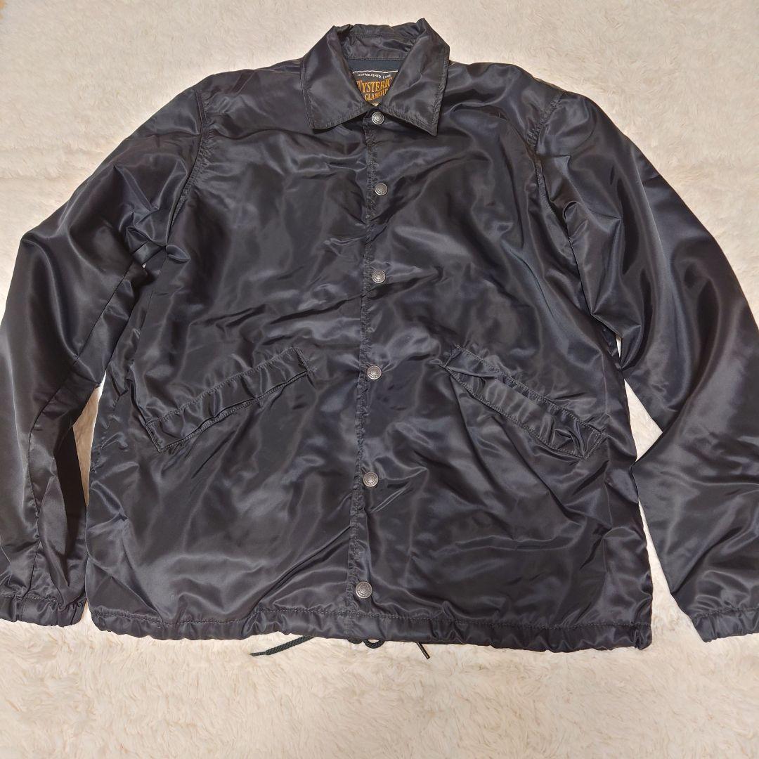 ヒステリックグラマー コーチジャケット ロゴ　メンズM　ナイロンジャケット