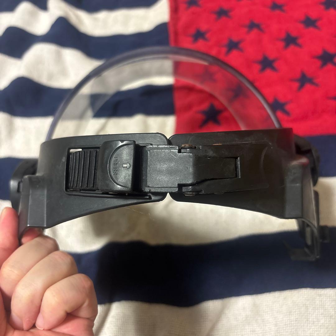 実物PAULSONフェイスシールド米警察装備CAGE CODE12858 B23