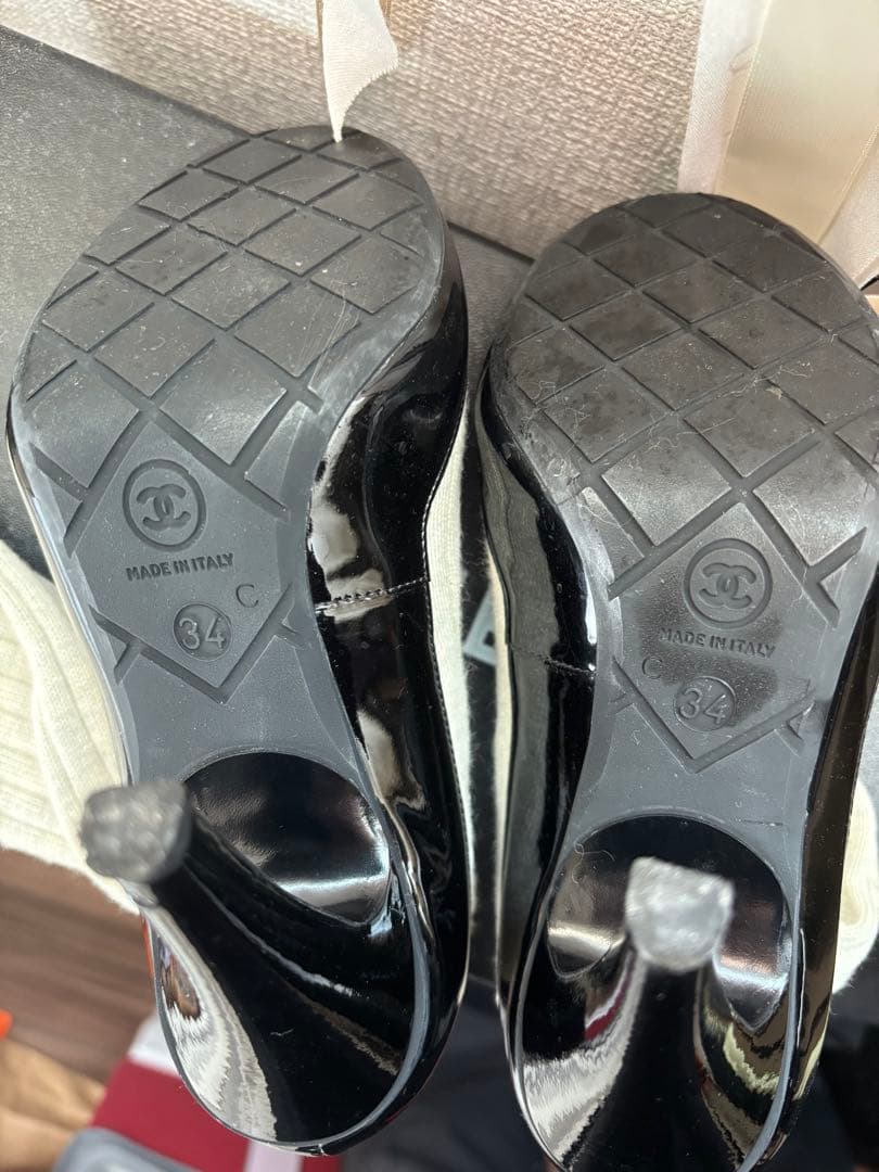 CHANEL ニット ソックスブーティ