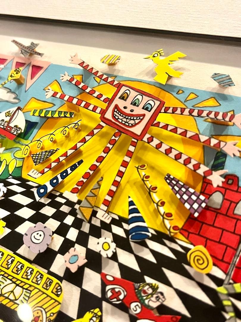 ★大型作品&極美品★ジェームスリジィ作 「Follow the Sun」