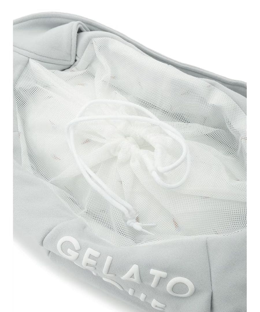 【アップデートタイプ底板クッションあり】ジェラートピケ スリングバッグ ピンク