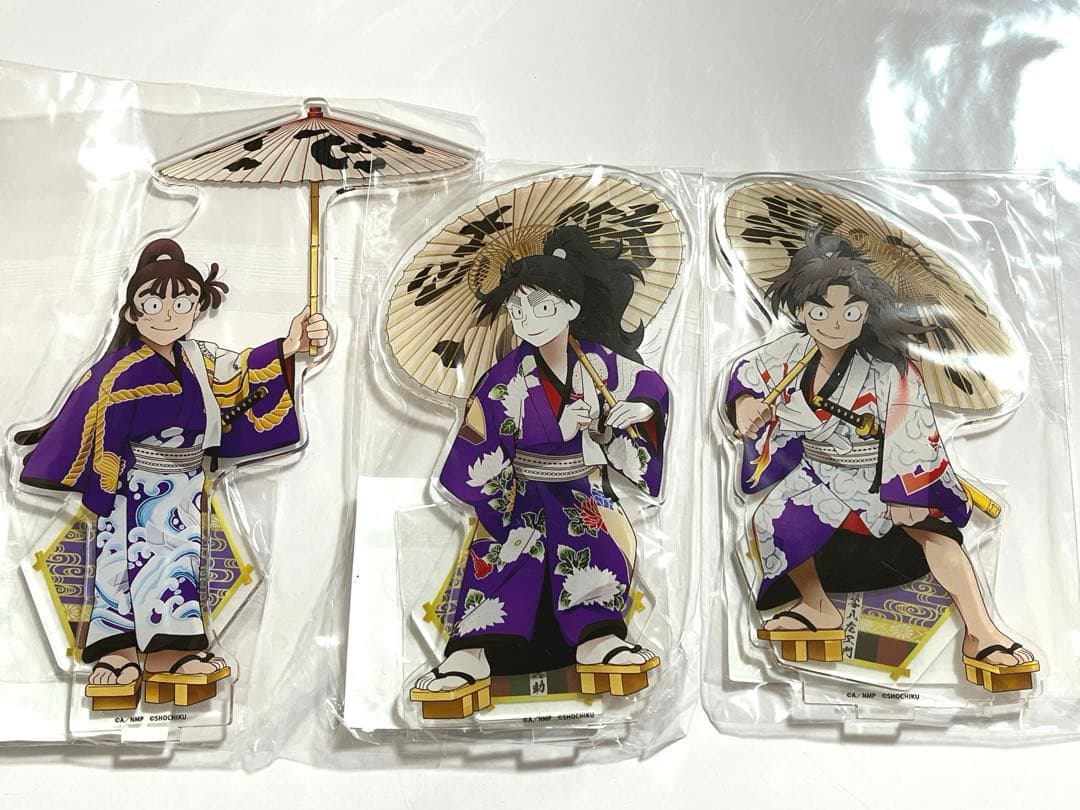 忍たま乱太郎　かぶく忍者学園　極楽温泉　アクリルスタンド　尾浜　久々知　竹谷