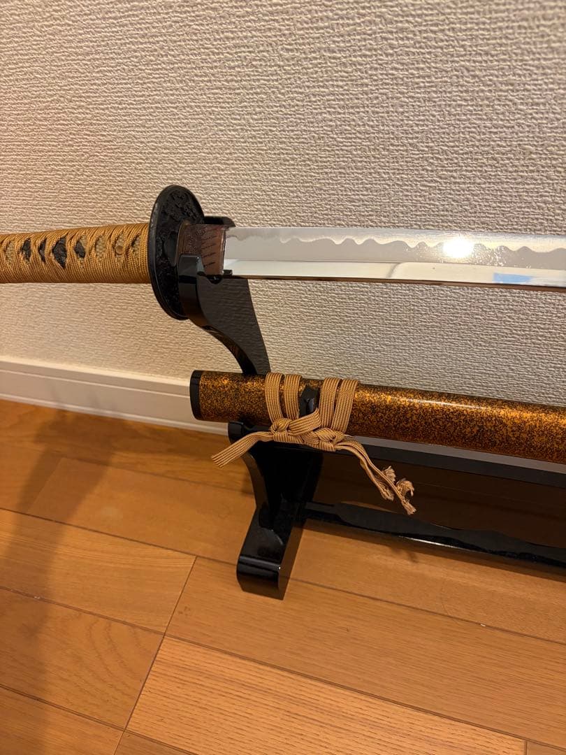 高級模造刀 金黎継 美術刀 台座付き（別型）