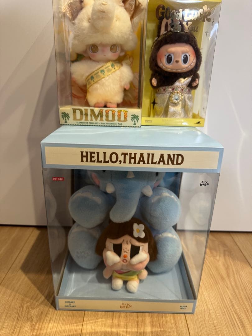 正規品　POPMART LABUBUとcrybabyタイ限定3点セット