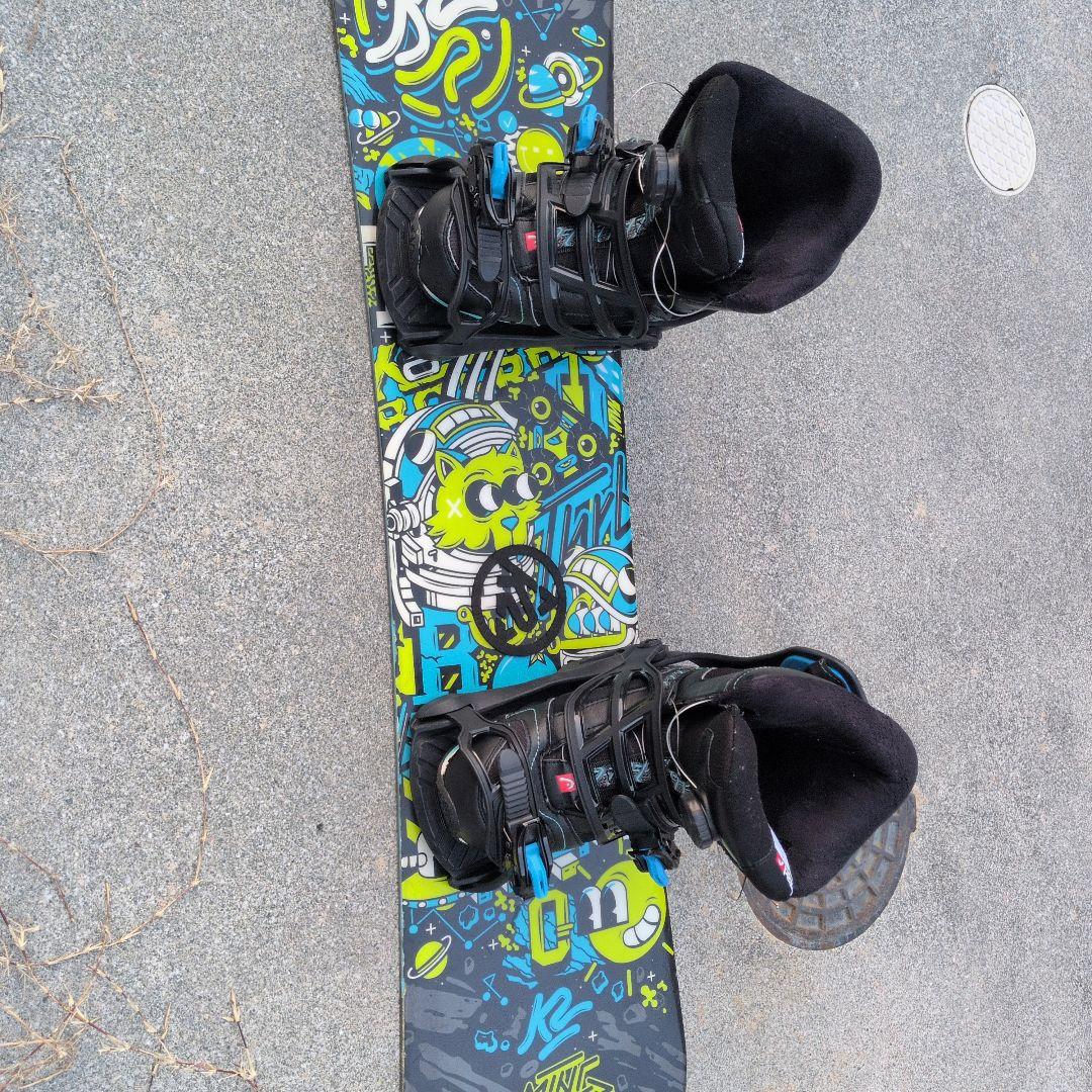 K2 Mini Turboスノボ ビンディング セットウェア上下、ブーツ22.5