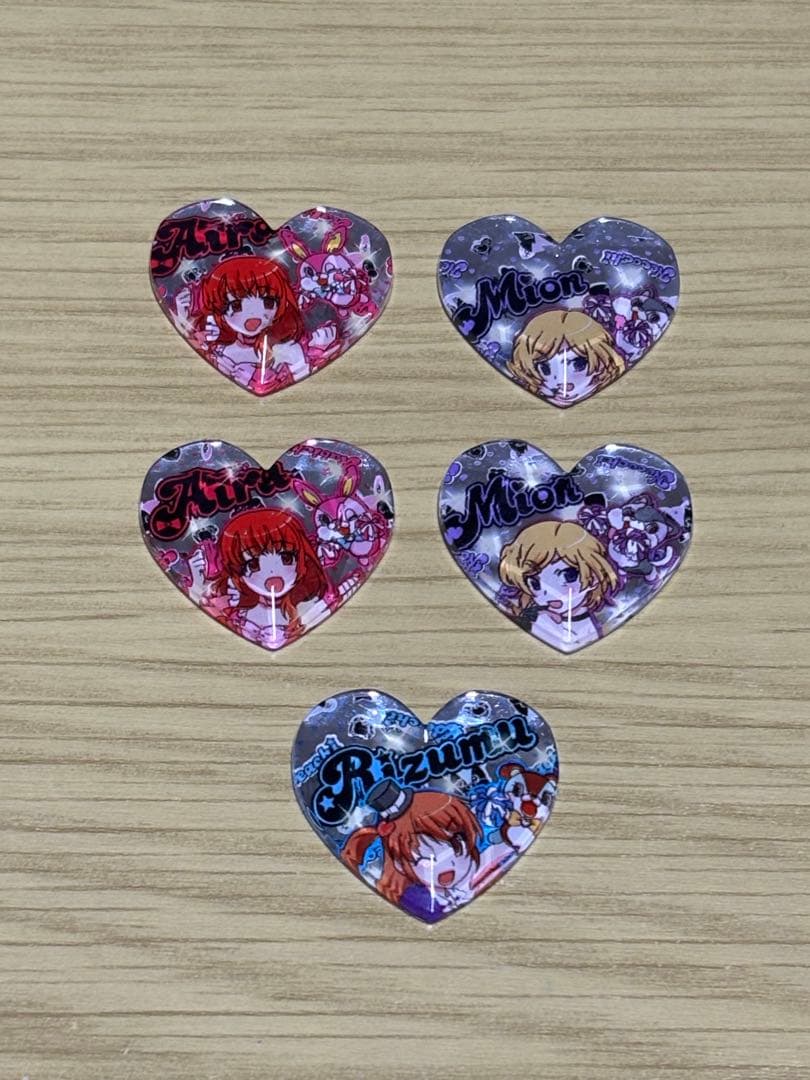 プリティーリズム　あいら・りずむ・みおん　MARs キャラストーン5点セット