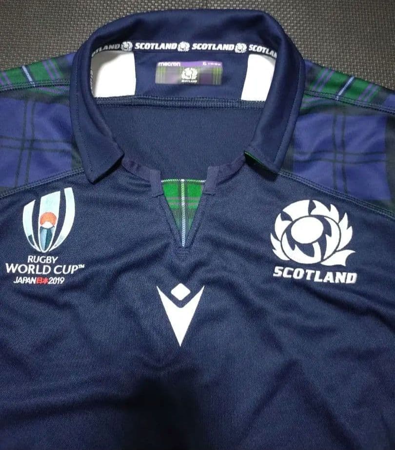 マクロン　ラグビースコットランド代表ホームレプリカジャージ　2019