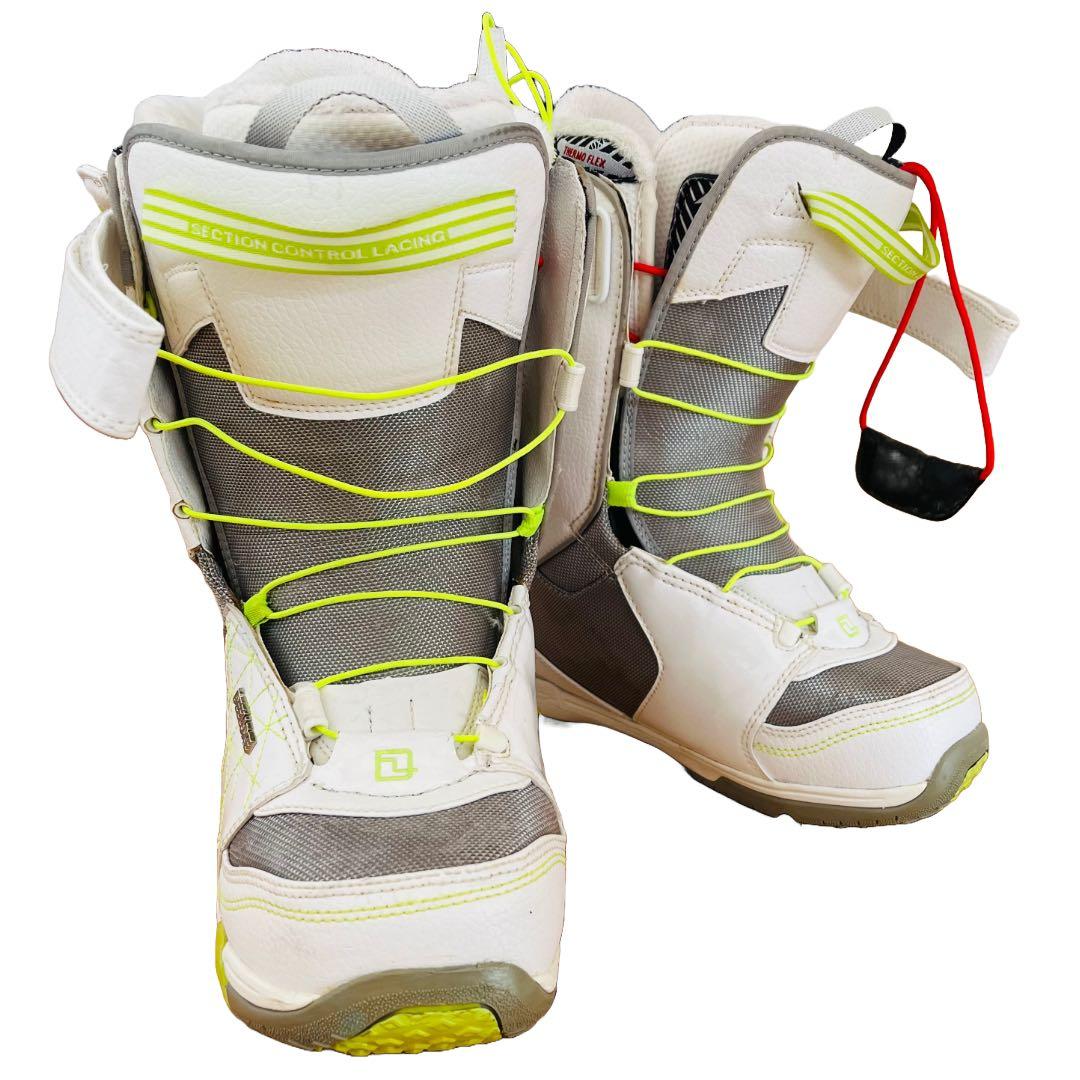 DEELUXE スノーボード　ブーツ　26.5 ホワイト　グレー　グリーン