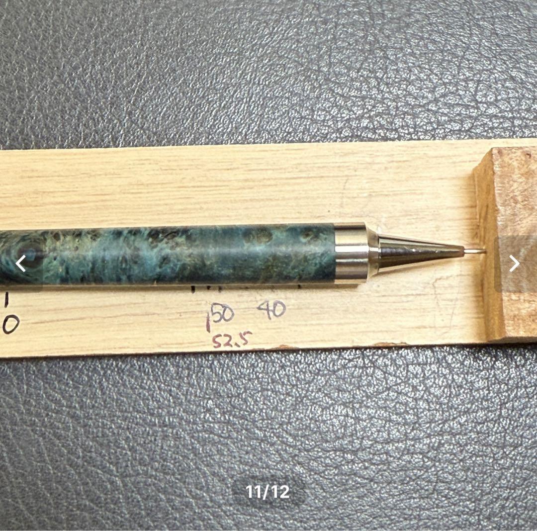 ◉専用ページ　444メープルバールスタビ　木製シャーペン　強低重心R ステンレス