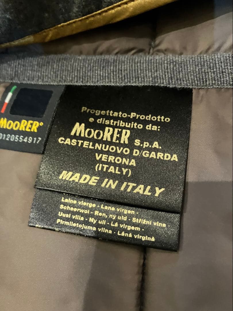 ゆうきじい MOORER ムーレー カシミヤダウンベスト 44