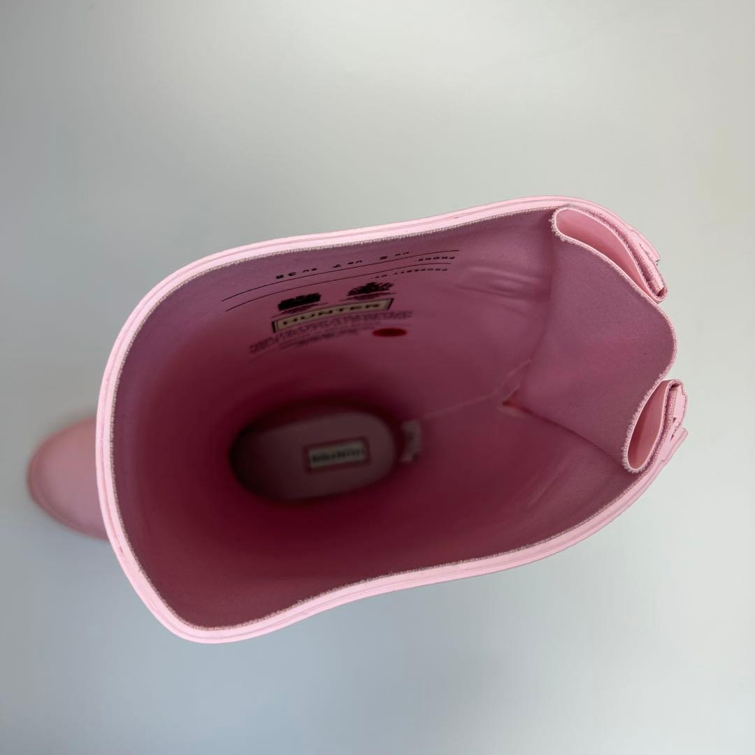 【極美品】HUNTER 長靴 レインブーツ ピンク 24㎝