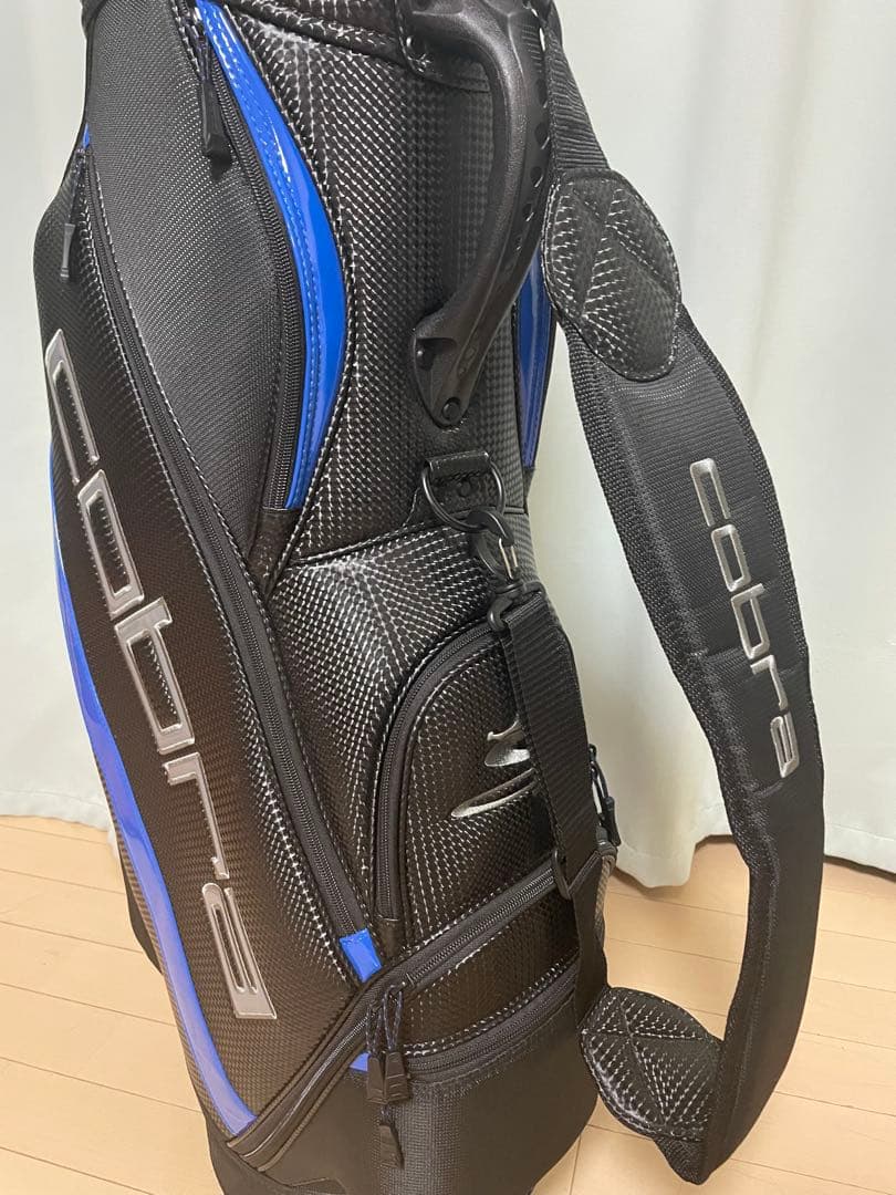 Cobra キャディバッグ ブラック/ブルー