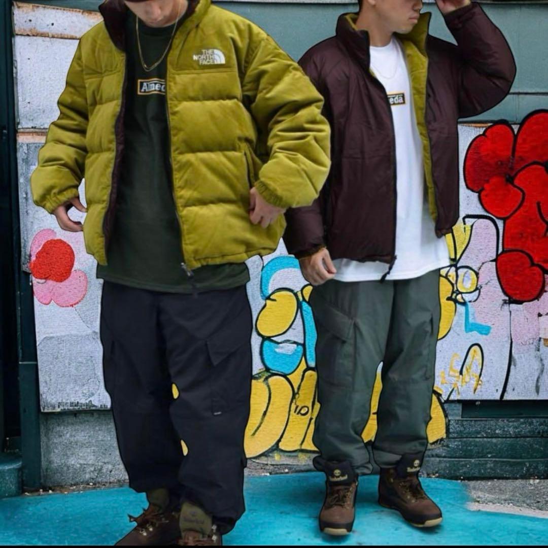 新品未使用✌️THE NORTH FACE リバーシブルコーデュロイヌプシ　XL