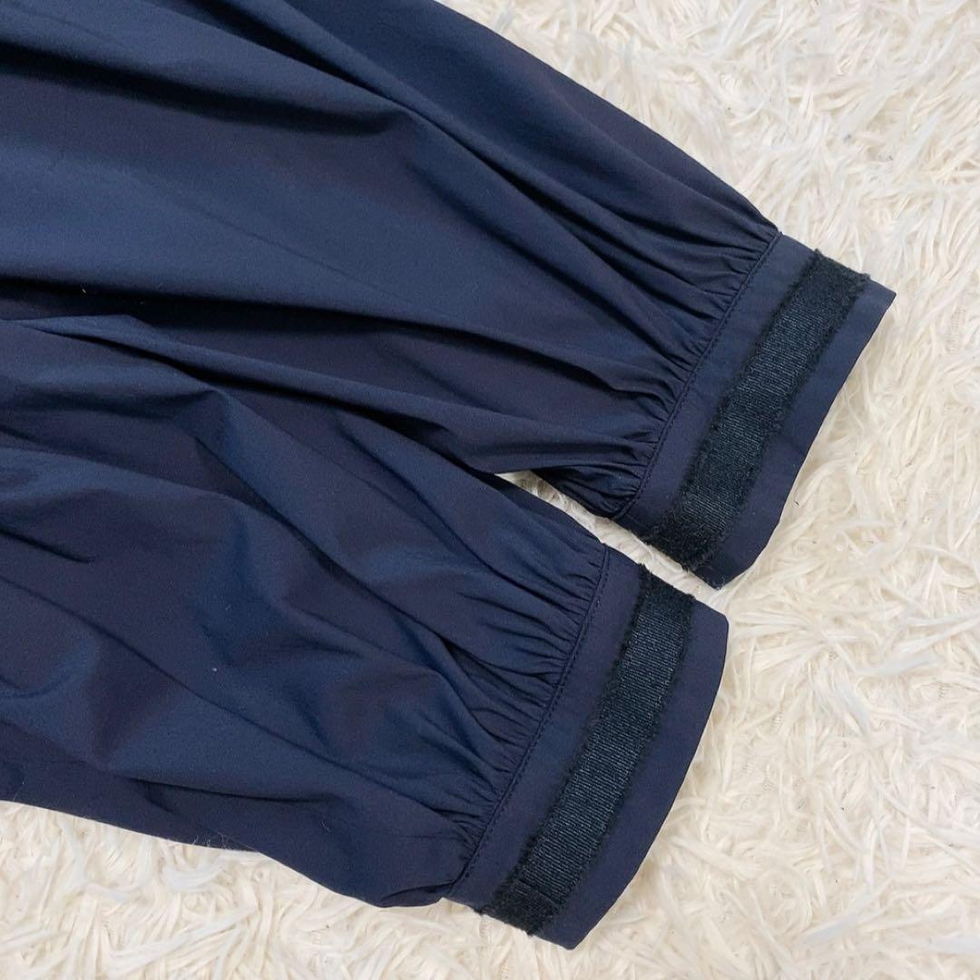 【美品】レリアン 中村江里子 大きいサイズ ギャザーブラウス バルーンスリーブ