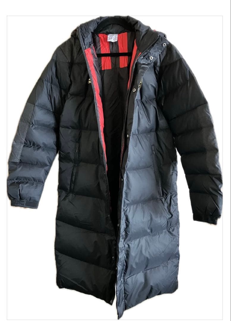 新品未使用 ACミラン 本田圭佑所属 アディダス ダウンベンチコート選手支給品