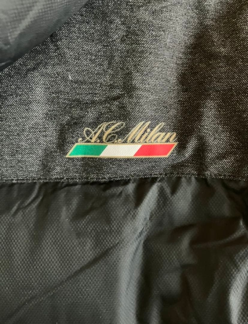 新品未使用 ACミラン 本田圭佑所属 アディダス ダウンベンチコート選手支給品