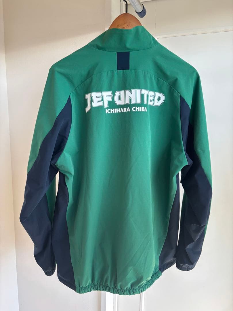 JEF UNITED ウーブンジャケット（グリーン） Oサイズ