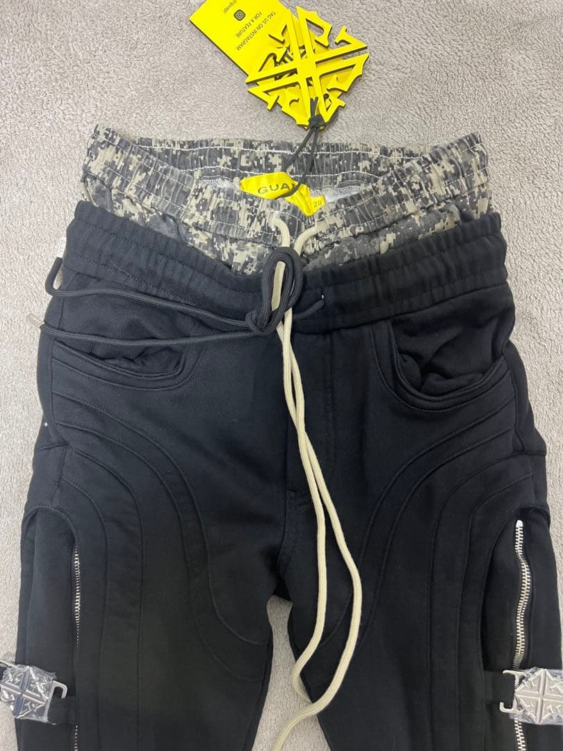 【新品未使用】GUAPI プレミアムスウェットパンツブラック28