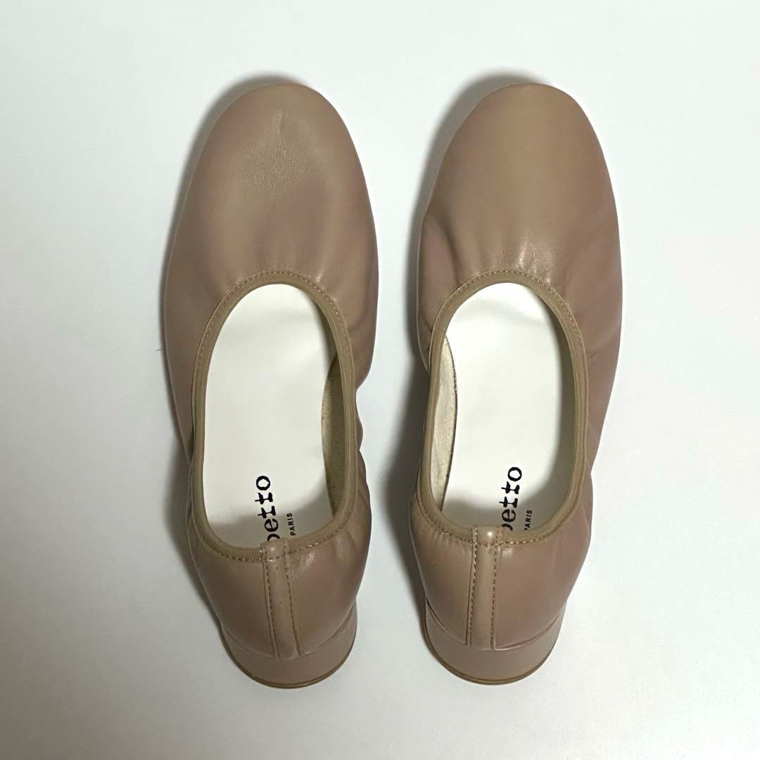 Repetto 室内試着のみ 39 ローガンパンプス バレエシューズ ラム革