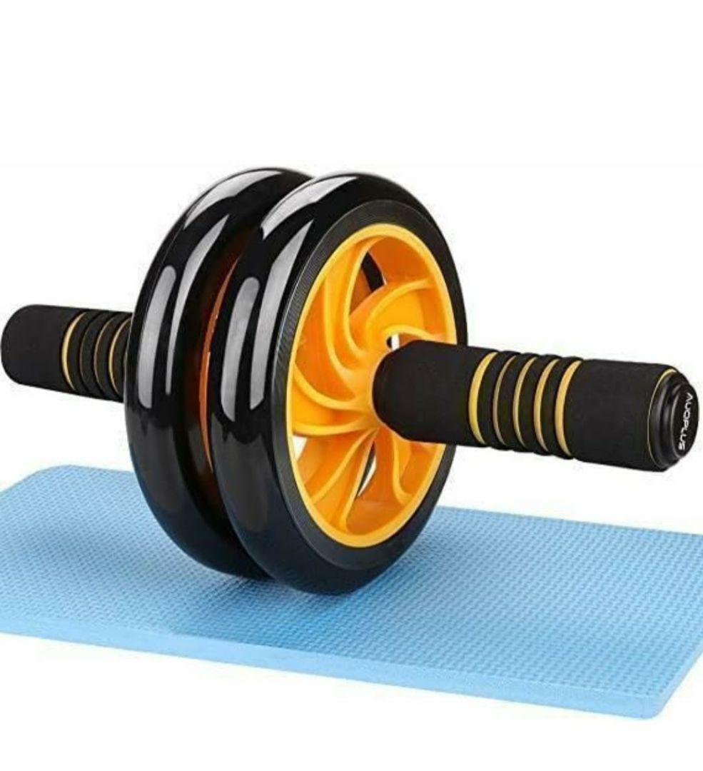 腹筋ローラー 膝マット付き アブホイール 静音 一輪 腹筋