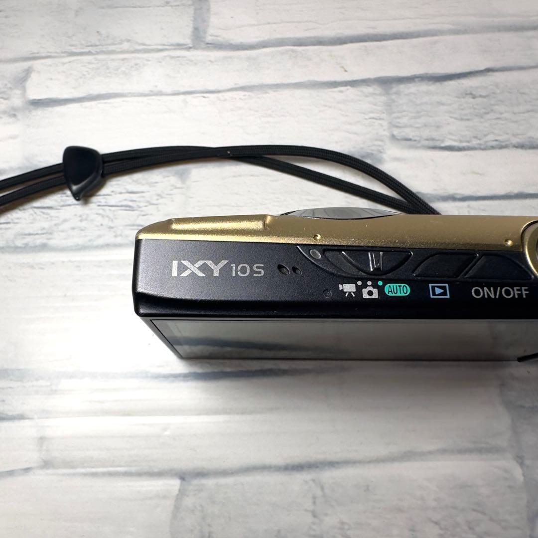Canon カメラ　IXY 10S PC1467 ゴールド コンデジ　動作品