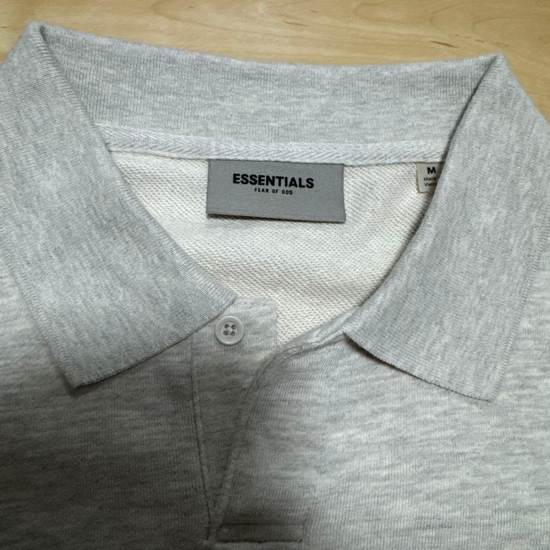 ESSENTIALS トレーナー ポロシャツ M グレー