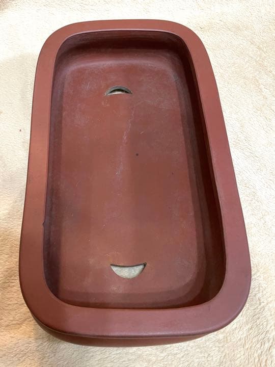 中国古渡 【宜興松亭自造】 盆栽鉢/植木鉢/平鉢/水盤