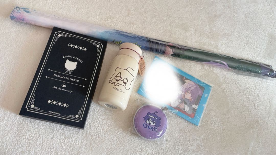 猫又おかゆ4周年記念グッズ