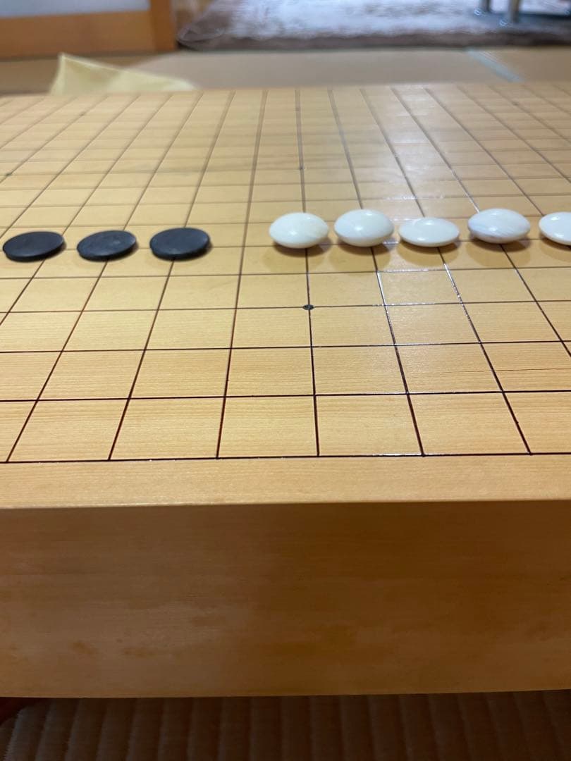 脚付　本榧　囲碁盤　囲碁盤と碁石　カバー付