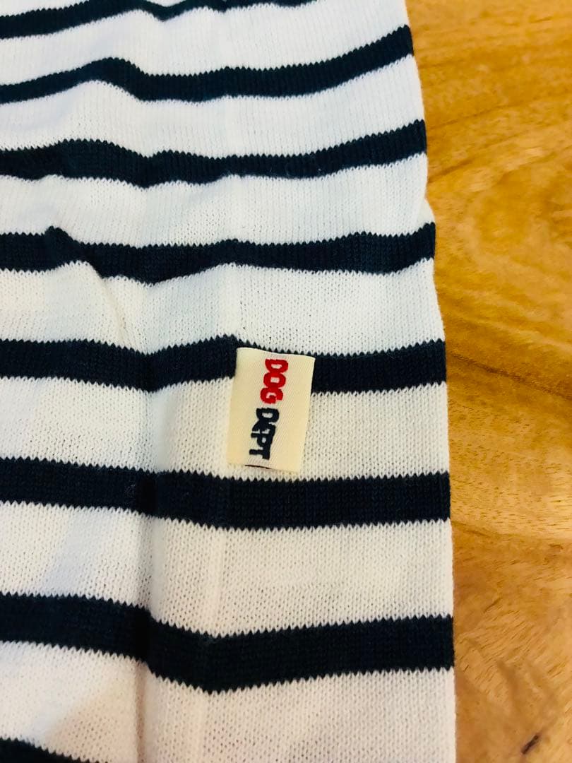 【新品】DOG DEPT ストライプニット犬服