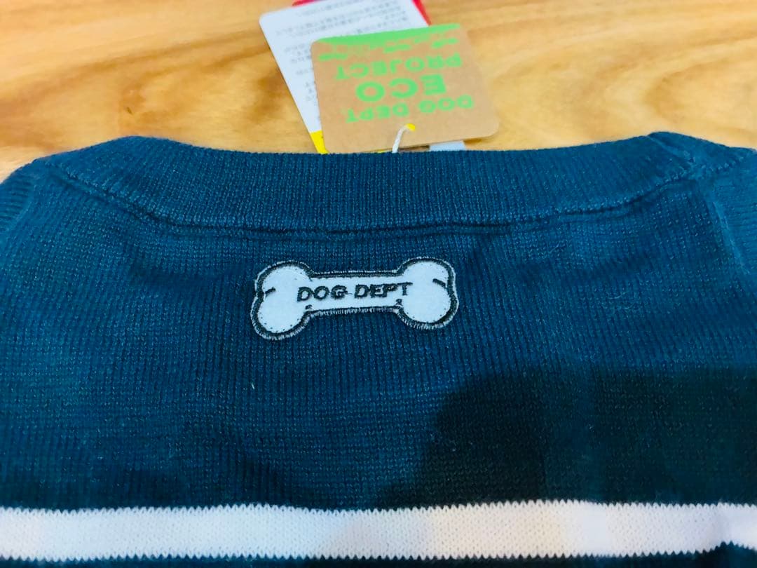 【新品】DOG DEPT ストライプニット犬服