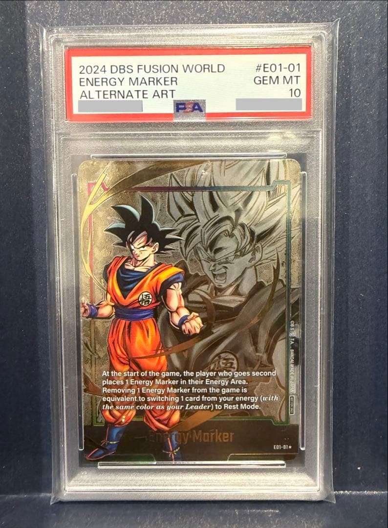 PSA10 Dragon Ball E01-01 エナジーマーカー 孫悟空