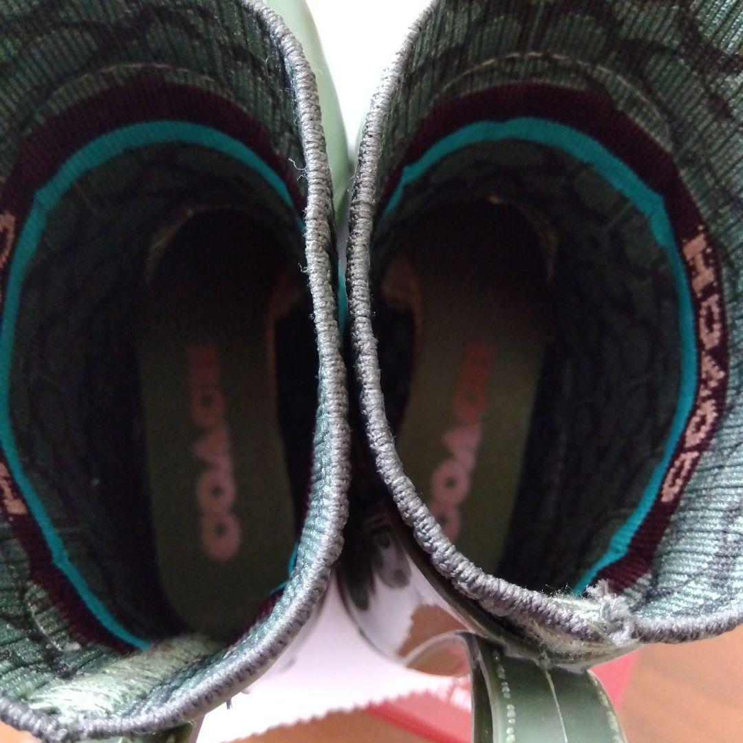 COACH コーチ　レインブーツ カーキ色