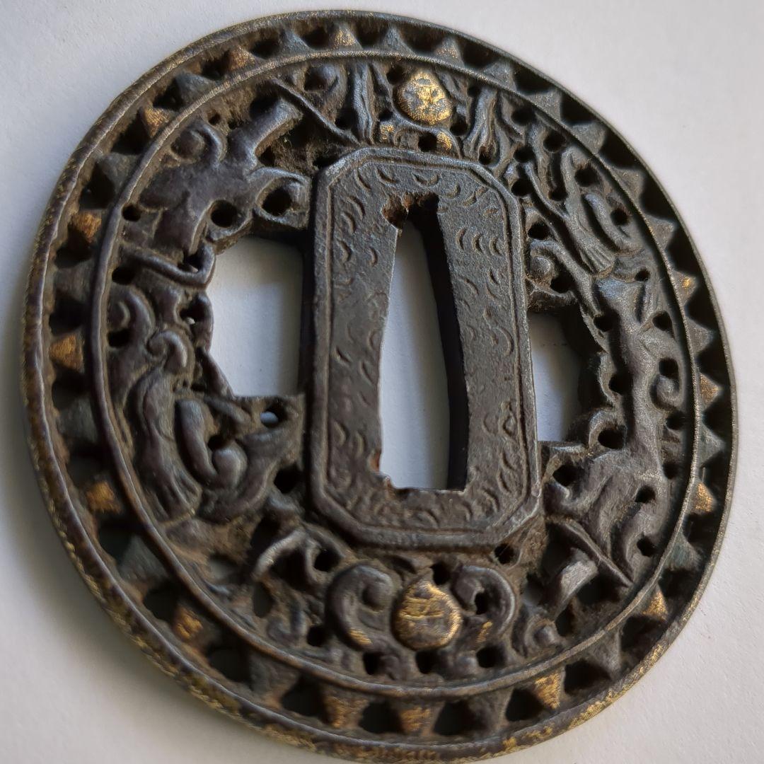 日本刀　鍔　 南蛮鍔(36)