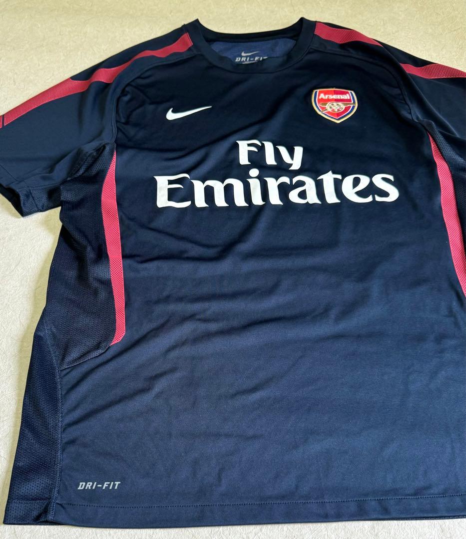 NIKE アーセナル　トレーニングウェア　ゲームシャツ