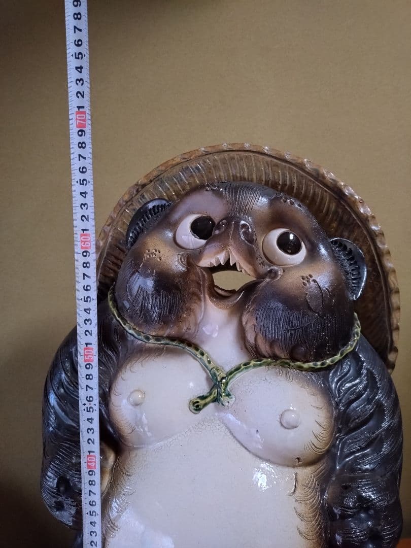 たぬき　約70cm 福狸　置物　信楽焼