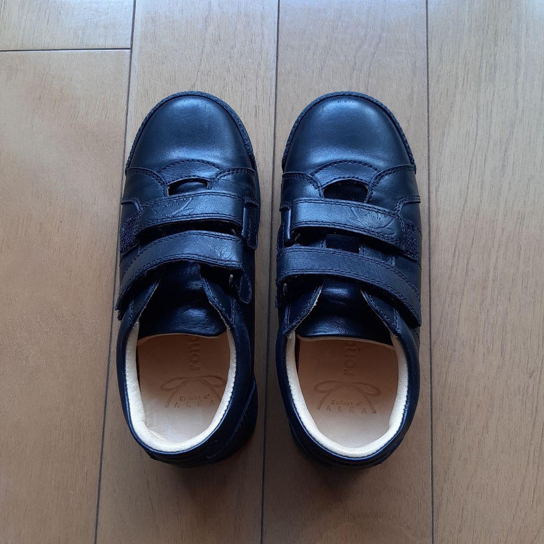 アルカ　rondinella フォーマルシューズ　18.1cm 本革 黒