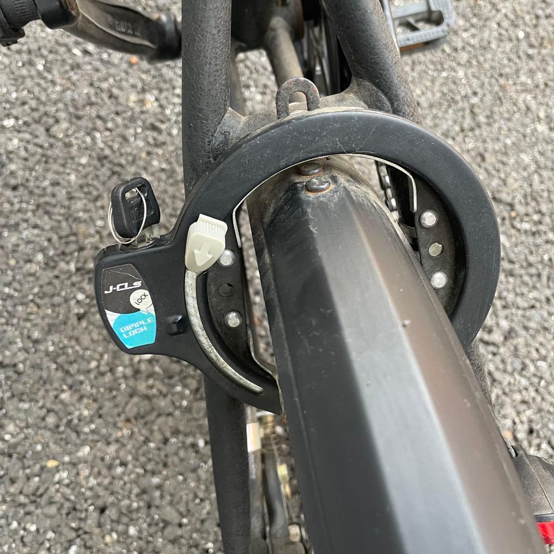 折りたたみ自転車 20インチ JEEP 6段変速カゴ付き