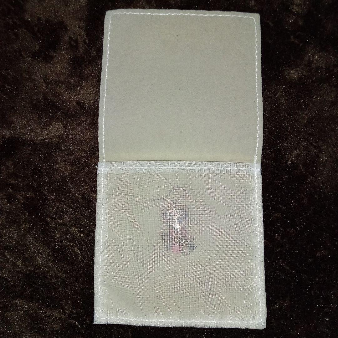 ぼっちゃろ Christian Diorロゴ入チャームピアス(片耳用)＆袋