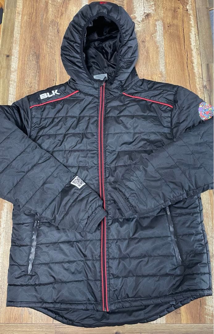 BLK HINOフード付きダウンジャケット 2XL