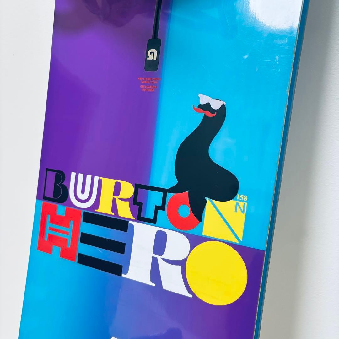 BURTON HERO 158cm＋Mission M｜バートン 板 バイン付き