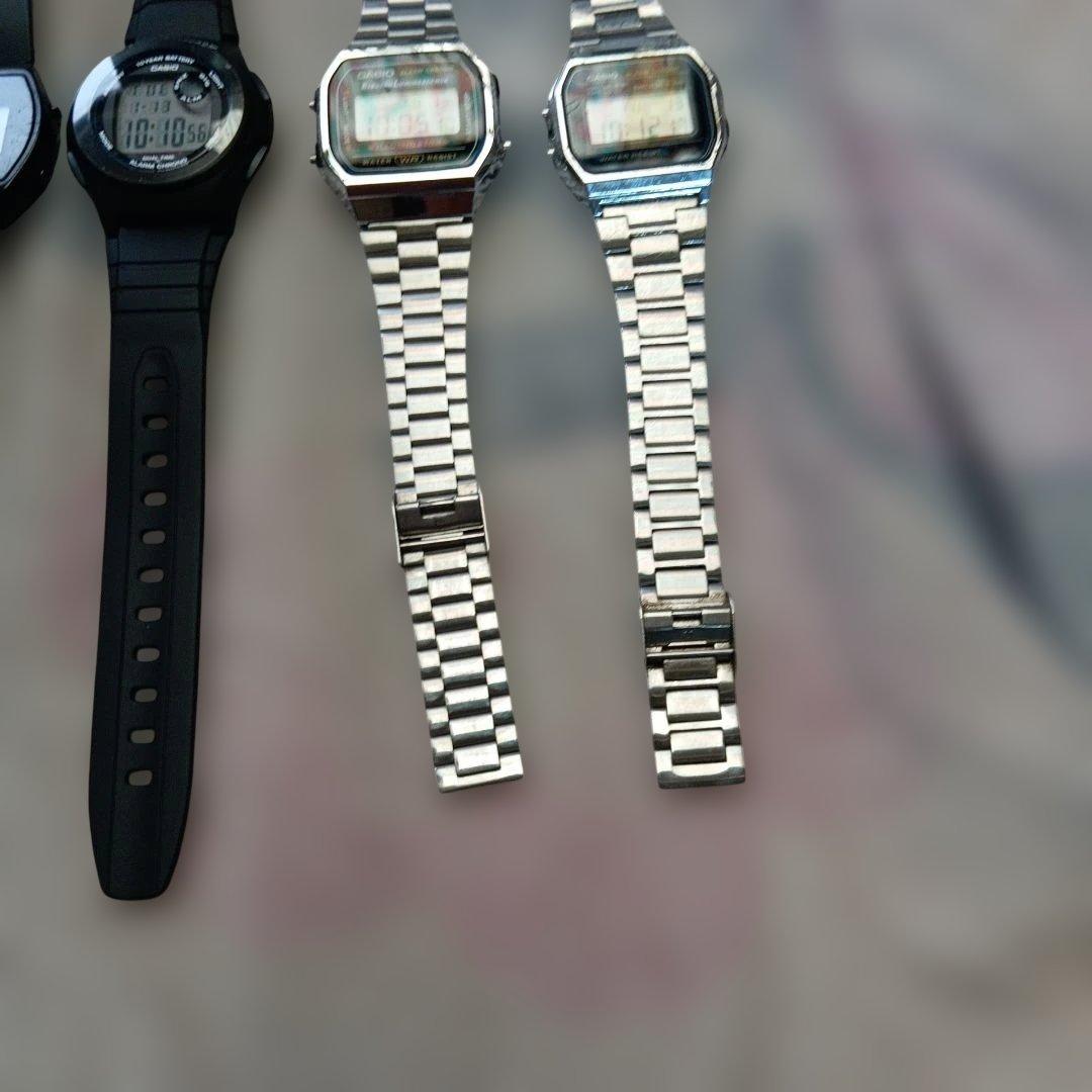 チ*ン様 【ジャンク★】 チープカシオ デジタル腕時計 まとめ売り 稼動品