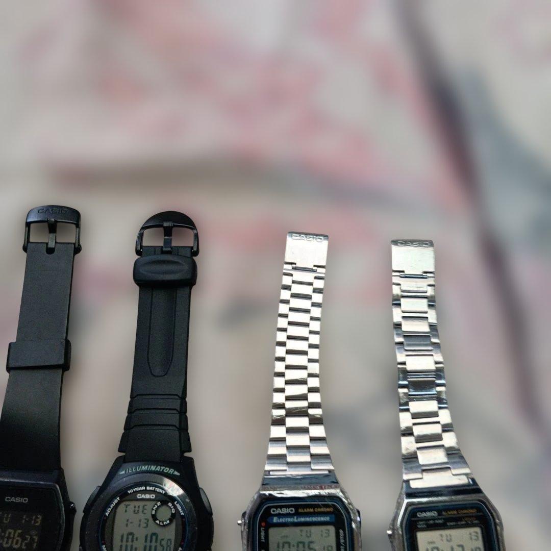 チ*ン様 【ジャンク★】 チープカシオ デジタル腕時計 まとめ売り 稼動品