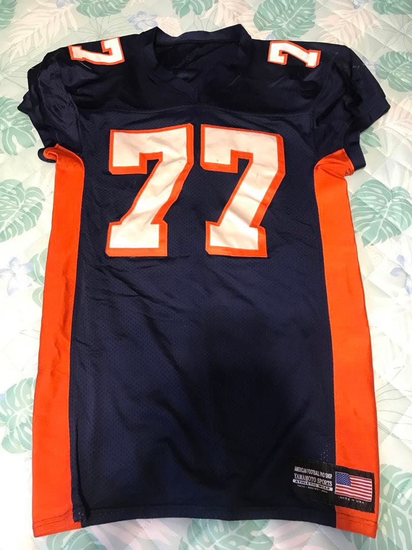 アメリカンフットボール アメフト ユニフォーム 選手実使用品 試合用 ヤマスポ