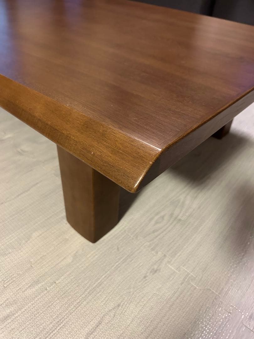 【美品・カリモク】暖房器付　高級こたつ座卓・こたつテーブル　木製　長方形